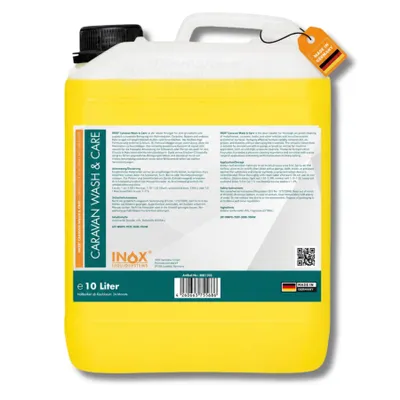 Produktbild von INOX® 10 Liter Caravan Wash & Care – Caravanreiniger mit Citrusduft – für Wohnmobile & Boote