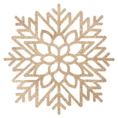 Obrázek produktu pro Podložka na stůl se třpytkami SNOWFLAKE, stříbrná