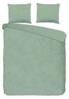 Imagen del producto de Juego de sábanas "La Haya" - Verde - (240x220 cm) - 100% poliéster
