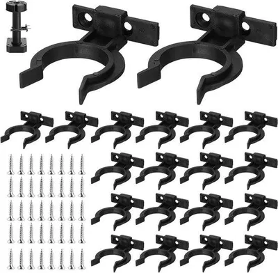 Produktbild von Schwarze Clips für Küchenplinten und Badpanele 20 Stück