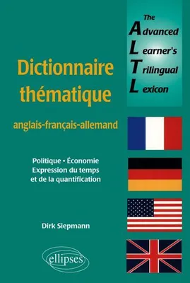 Immagine prodotto di The Advanced Learners Trilingual Lexicon (dictionnaire anglais-français-allemand)
