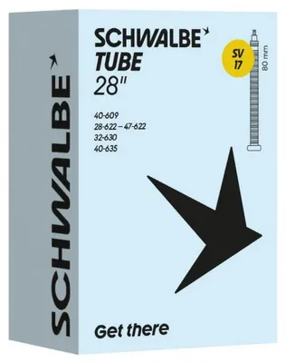 Produktbild von Schwalbe Sv17 Presta 80 Mm Fahrradschlauch Durchsichtig 700C / 28-47 Durchsichtig 700C