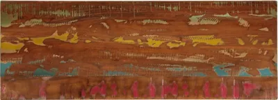 Zdjęcie produktu dla Blat stołu, 140x50x2,5 cm, prostokątny, lite drewno z odzysku