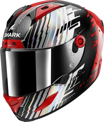 Obrázek produktu pro Shark Aeron Edgy Carbon Helm, carbon/rot/chrom, 2XL