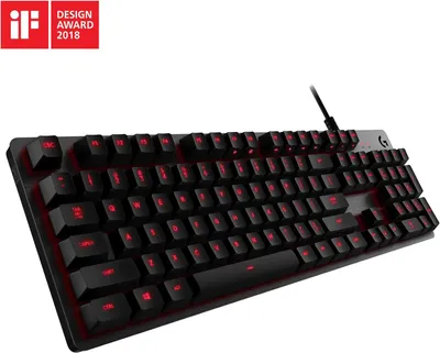 Produktbild von Logitech G 920-008305, Kabelgebunden, USB, Mechanischer Switch, AZERTY, LED, Karbon