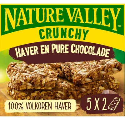 Produktbild von Nature Valley Crunchy Hafer Riegel mit Vollmilchschokolade, 210 g Snack