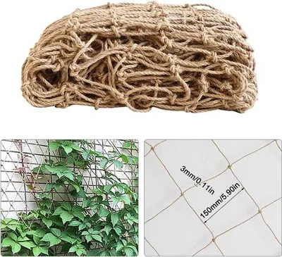 Zdjęcie produktu dla Podpórka do pomidorów i róż oraz innych pnączy, siatka do roślin: 2 m x 5 m