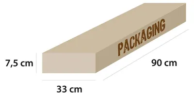 Produktbild von Kleiderhaken aus Metall – 9 Haken – 185 x 32 x 32 cm – Weiß – Minimalistisch – Für Flur und Eingangsbereich
