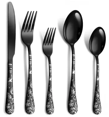 Immagine prodotto di Set di posate in acciaio inossidabile per 4 persone, 20 pezzi