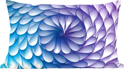 Produktbild von MuchoWow® Zierkissen Sofakissen Wohnzimmer Dekokissen 50x30 cm Violette Geometrie in Form einer Spirale - Wohnzimmerdekoration - Polster mit Photo