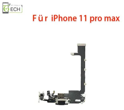 Produktbild von Ladebuchse für iPhone 11 Pro Max Anschluss Connector Flex USB Schwarz