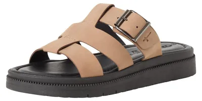 Immagine prodotto di Tamaris, scarpe con tacco per donna, in pelle, color beige, taglia 37 EU