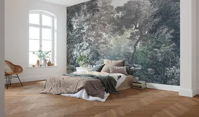 Produktbild von Komar Vlies Fototapete - Fairytale Forest - Größe: 400 x 280 cm (Breite x Höhe) - 4 Bahnen, Wohnzimmer, Schlafzimmer, Tapete