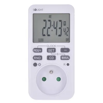 Obrázek produktu pro Týdenní spínací digitální hodiny SOLIGHT DT33