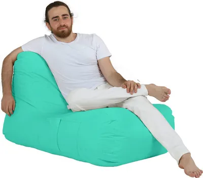 Produktbild von Hanah Home, Trendy- FRN1144, Türkis, Klassische Sitzsäcke, 100% ige Styropor mit hoher Dichte recycelt