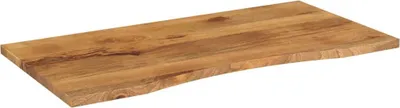 Immagine prodotto di vidaXL Piano scrivania con nicchia 140x60x2,5 cm in legno massiccio di mango