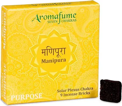 Produktbild von Aromafume Chakra Räuchersteine 3. Chakra – Packung mit 3 Stück – 40 g