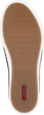 Produktbild von Rieker Damen Sneaker Schnürschuhe Gummi rutschfest lose Einlagen Synthetik L7210, Größe:37 EU, Farbe:Blau