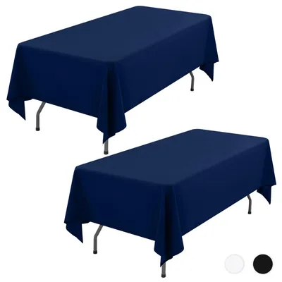 Produktbild von Omgoods – 2 Stück Tischdecken aus Polyester, 153 x 260 cm, ideal für Feiern