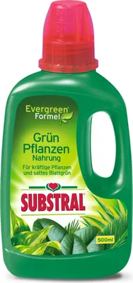 Produktbild von Substral Grün-Pflanzen Nahrung Flüssigdünger 500ml für alle Grünpflanzen in Erde & Pflanzgranulaten