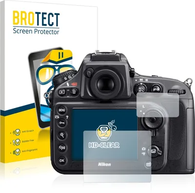 Produktbild von 2x Für Nikon D800 Schutzfolie BROTECT Displayschutz Display Schutz Folie Klar Transparent