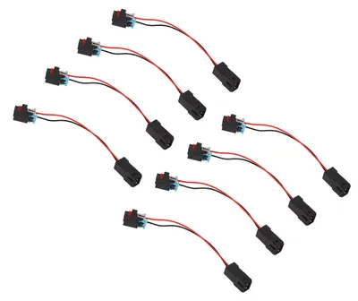 Image de Faisceau de câbles de 8 connecteurs pour injecteurs Delphi LQ4, LQ9 (moteurs 4,8, 5,3 et 6,0 litres)