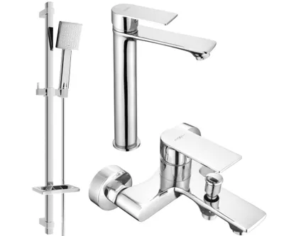 Zdjęcie produktu dla Mexen Royo DQ45 zestaw wannowy, chrom - 72213DQ45-00