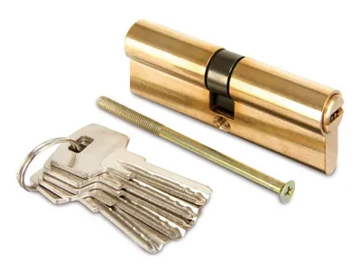 Produktbild von KRAFTMANN 8094 Messing-Schließzylinder, 80 mm