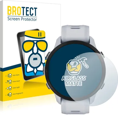 Produktbild von BROTECT Entspiegelungs Schutzglas für Garmin Forerunner 955 Solar / 955 Schutzfolie Panzer Folie Glas Display Schutz matt