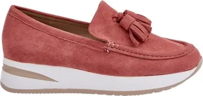 Produktbild von Damen Kunstleder Mokassins Komfortable Slip On Halbschuhe Sebina Rosa Gr.37