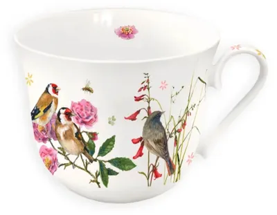 Produktbild von Grätz Verlag Porzellantasse Zeit für Harmonie, Einzelbild, 0,4 l, Tasse, Universal, Mehrfarbig, Porzellan