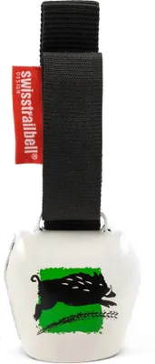 Produktbild von Swisstrailbell Braveheart weiß/grün: "Be Wild", Trailbell, Bear Bell