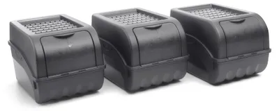 Produktbild von Novaliv Gemüseboxen Kartoffelboxen Vorratsbehälter 3,5l bis 9l (Anthrazit, 3X 5l)