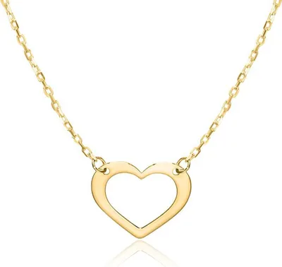 Produktbild von Unique Herzkette für Damen aus 9-karätigem Gold