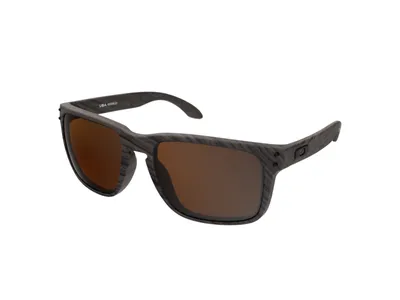 Produktbild von Oakley Holbrook XL 941706 Woodgrain/Prizm Tungsten Polarized Lifestyle Brillen