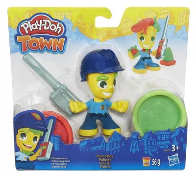 Produktbild von Play-Doh Figuren-Set Polizist Spielknete