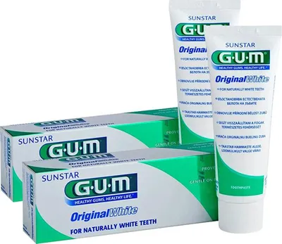 Obrázek produktu pro 2x zubní pasta Gum Original White 2x75 ml