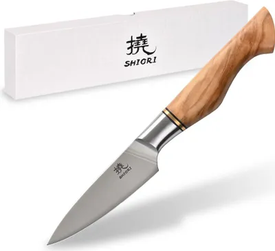 Productafbeelding van Shiori Shibuki Shōto - Schilmes met lemmet van Sandvik-staal 14C28N