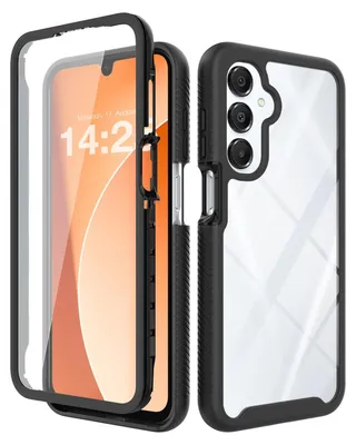 Produktbild von 360 Grad Premium Handy Hülle für Samsung Galaxy A17 / A17 5G Front Back Rundum Vollschutz Schwarz