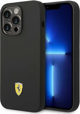 Produktbild von Handyhülle Case iPhone 14 Pro Max Ferrari MagSafe kompatibel Silikon schwarz