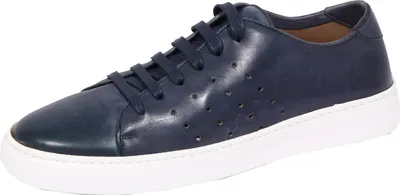 Produktbild von 0951J sneaker uomo blau CARACCIOLO 1971 forata perforiert vintage Schuh Mann
