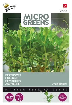Immagine prodotto di Semi di pisello Buzzy Microgreens Marker - Circa 15 gr | Buzzy_080343