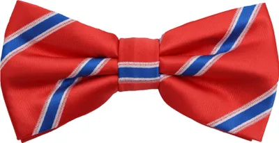 Produktbild von Fabio Farini - 1 Stück Herren Streifen Fliegen - Männer Querbinder Vorgebunden Bowtie Streifen - Rot/Blau/Weiß
