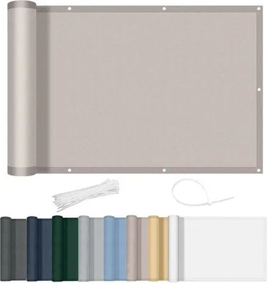 Obrázek produktu pro Vodotěsná zastřešení balkonu 90 x 700 cm, odolné proti UV záření a chránící před větrem.
