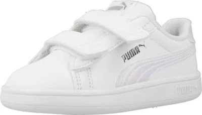 Image de Zapatillas Niña Modèle Puma Smash 3.0 Holo 2.0 V Couleur Blanc