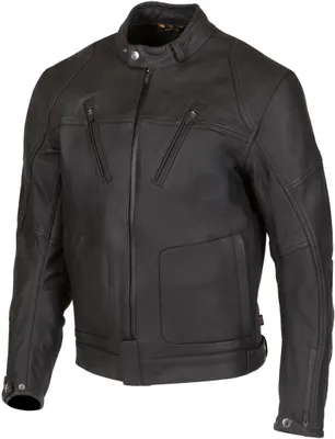 Productafbeelding van Merlin Gable II waterdichte motorfietslederjack, zwart, maat 46