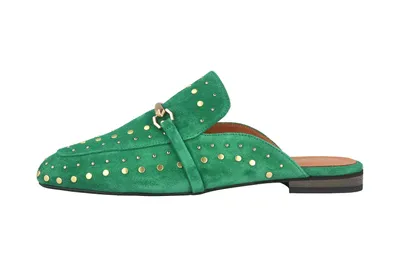 Produktbild von Babouche Lifestyle Pantoletten in Übergrößen Grün G5615-2-59 große Damenschuhe