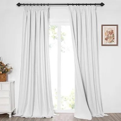 Produktbild von Wärmeisolierendes Verdunkelungsvorhang-Set, 2-teilig, 260x140cm, Grau