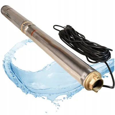 Obrázok produktu pre Ponorné Čerpadlo 3.5" model 3/24 Proti Piesku 6300L/H 1500W Výška Zdvihu 127M Pre Studne Vodu + Kábel 20m