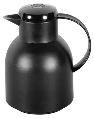 Image de emsa Verseuse isolante SAMBA 1 litre Quick Press, couleur noir translucide